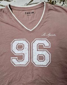 SHEIN "Le Sports 96" Cropped T-Shirt