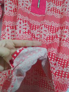 Pink Floral Print Top