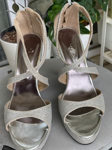 Silver High Heels