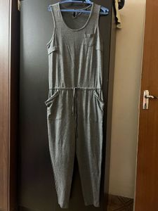 Grey Casual Jumpsuit