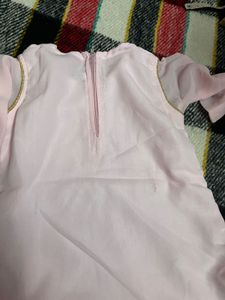 Pink Girls Salwar Kameez with Vest