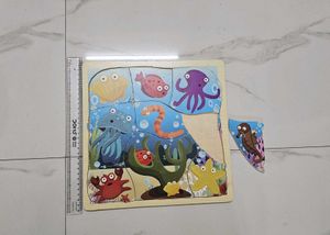 Ocean Theme Kids Wooden Puzzle