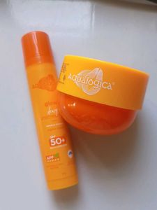 Aqualogica Sunscreen & Glow Serum - combo of 2