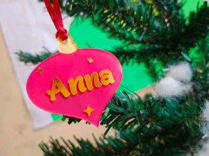 Customised Christmas Tree Ornaments.
