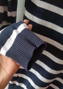 Cute Striped Pullover Sweater