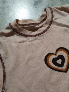 Cute Heart Graphic T-Shirt