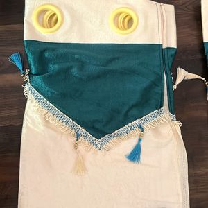 Brand new 9 feet door curtains , 1 piece