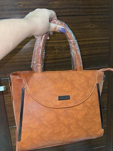 Elegant Faux Leather Handbag
