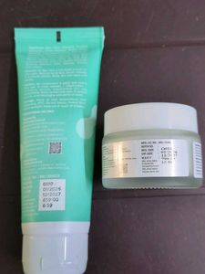luma cleanse facewash &amp; thirsty no more cream