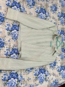 Striped Button-Up Shirt