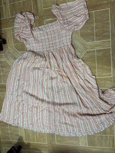 Floral Print Puff Sleeve Dress
