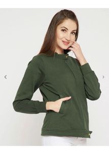 Women's Green Bomber Jacket