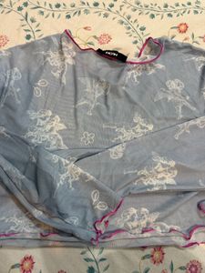Sheer Cherub Mesh Top