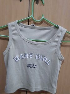 Baby Girl 90's Crop Tank Top