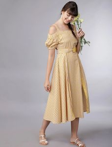 Yellow Gingham Sundress XS/S