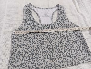 Leopard Print Racerback Tank Top