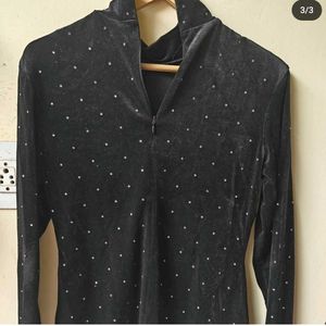 H&amp;m Velvet Top