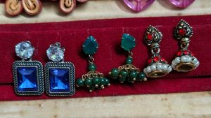 Assorted Dangle Earrings Collection (7)