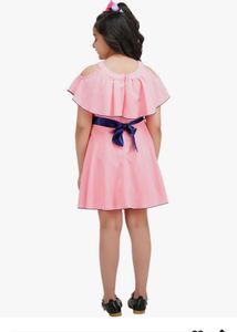 naughty ninos pink off shoulder party dress
