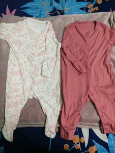 Baby Girls' Sleepsuits (Set of 2)