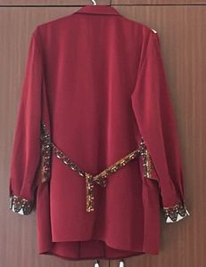 Elegant Maroon Kurta with Intricate Print