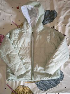 Light Green Puffer Jacket