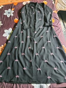 Elegant Embroidered Abaya Style gown (bhurkha)