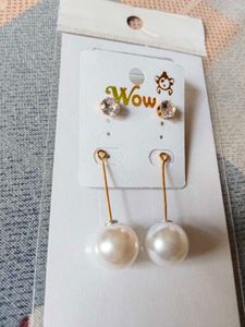 Elegant Pearl Drop Earrings
