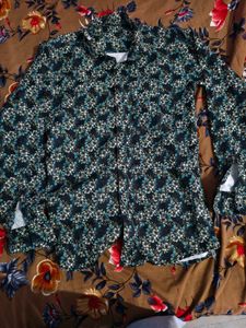 Men's Floral Print Casual Shirt