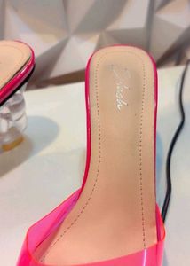 Hot Pink Strappy Heels
