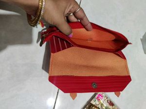 Ted Baker London Red Clutch Bag