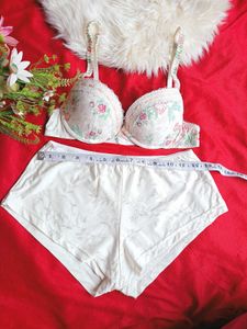 Floral Bra & Brief Set