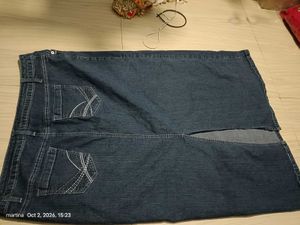 Stylish Denim Midi Skirt