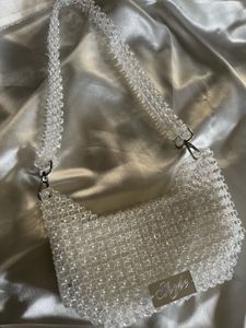 Sparkling Beaded Clutch Bag