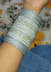 Sparkling Rhinestone Bangles set