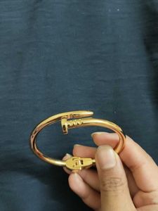 Gold Nail Design Bracelet