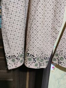 Designer Cotton Kurta and Palazzo Set