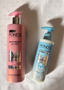Pond's Bright Beauty & Hydra Miracle Lotions