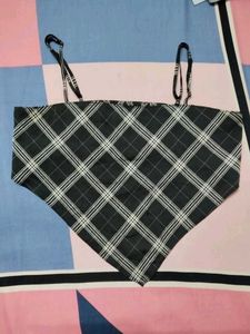 Plaid Cami Y2K Top