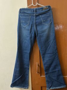 Women's Blue Flare Jeans