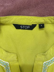 SS | STOP | Yellow Kurti