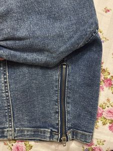 Madame denim crop top