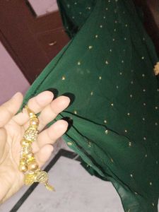 DEEP GREEN ETHNIC GOWN ☘️