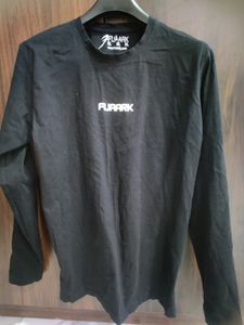 FUAARK Black Full Sleeves T-shirt