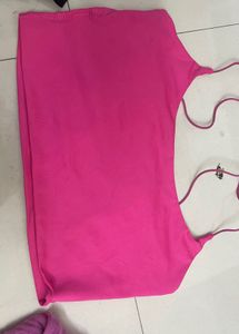 Shein Pink Ruched Mini Dress