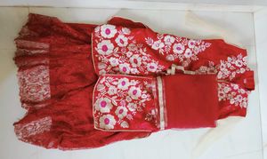 Beautiful Red Embroidered Lehenga Choli