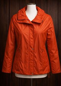 Vibrant Orange Lightweight Jacket
