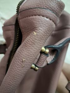 Lilac Satchel leather bag