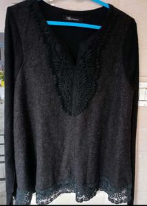 Kantiwear Black Long Sleeve Top