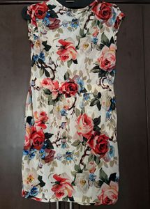 Floral Print Mini Dress